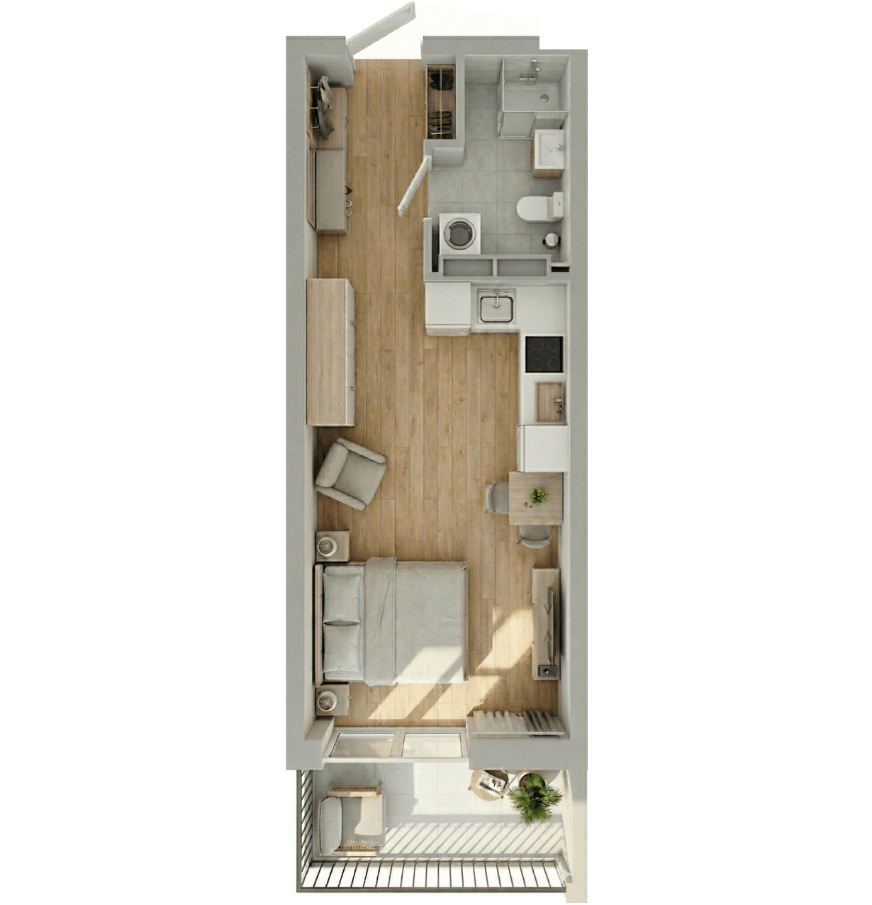 Квартира студія