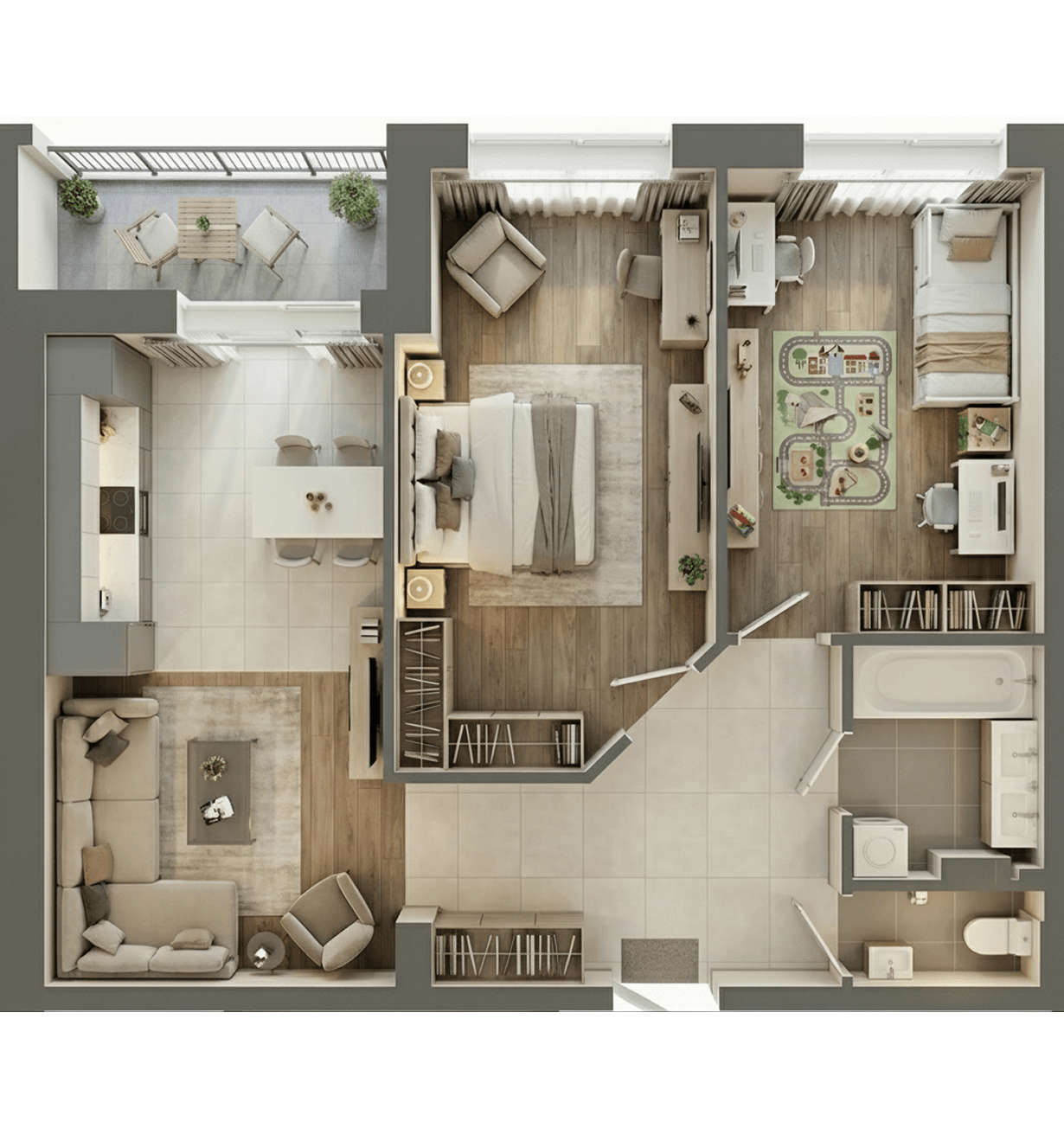 Двокімнатна квартира